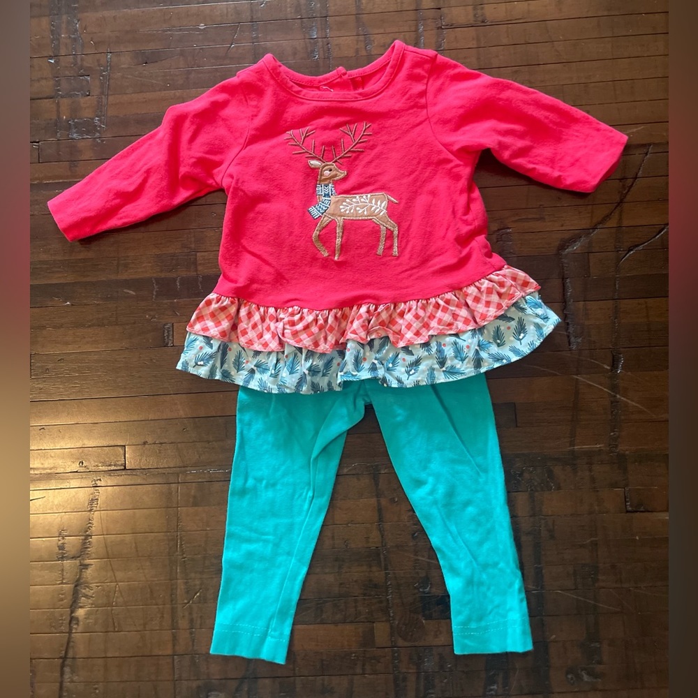 Ricrac &  Ruffles Christmas Romper